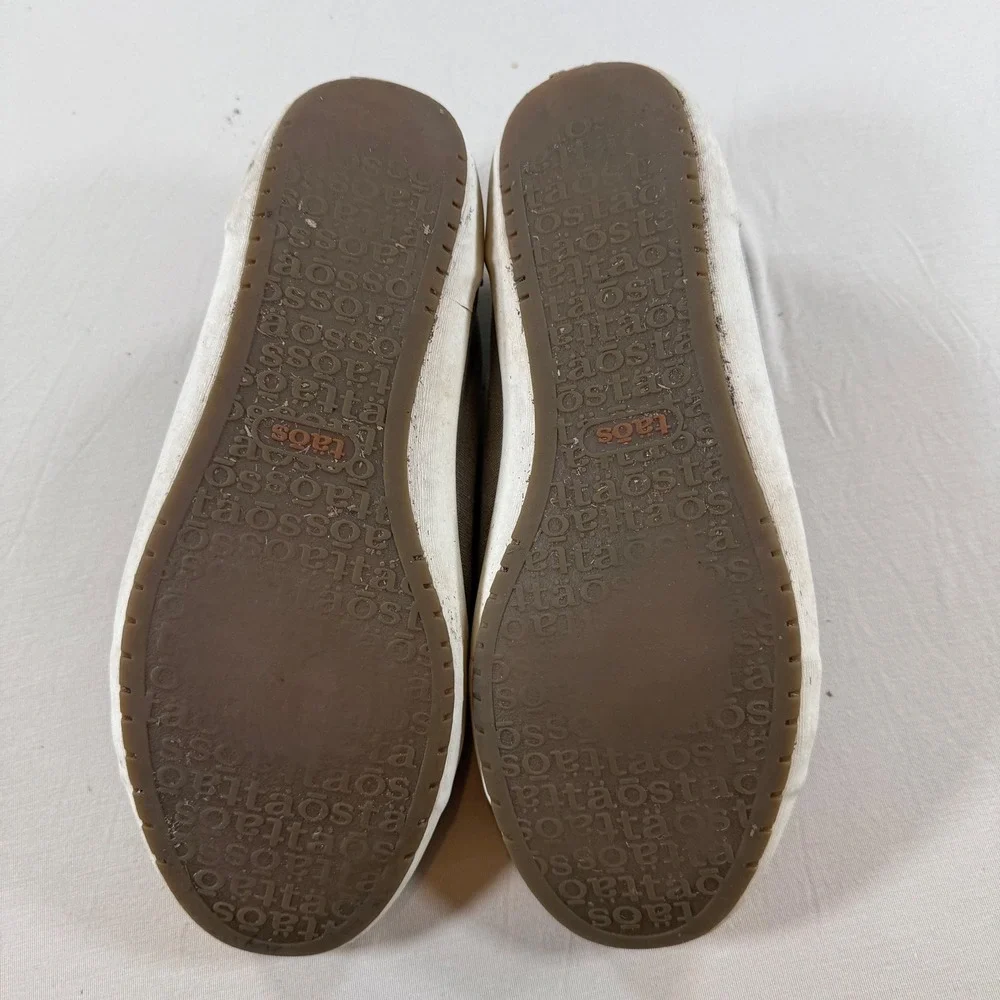 Taos Star Gray Canvas Low Top Sneakers‎ Womens 9.5 STA-12844 Comfort Shoes